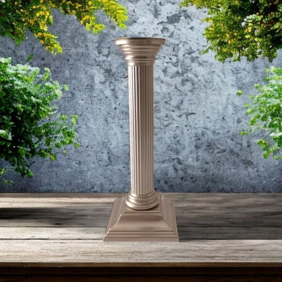 Baldwin Brass Smithsonian Candle Stick Platinum Mist Nickel 8" Federal SINGLE. - Picture 1 of 15